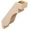 Ekena Millwork 5-inch W x 18-inch D x 24-inch H Copenhagen Rough Cedar Woodgrain TimberThane Knee Brace, Primed BRCUR05X18X24CHGRCPR - alternate 2